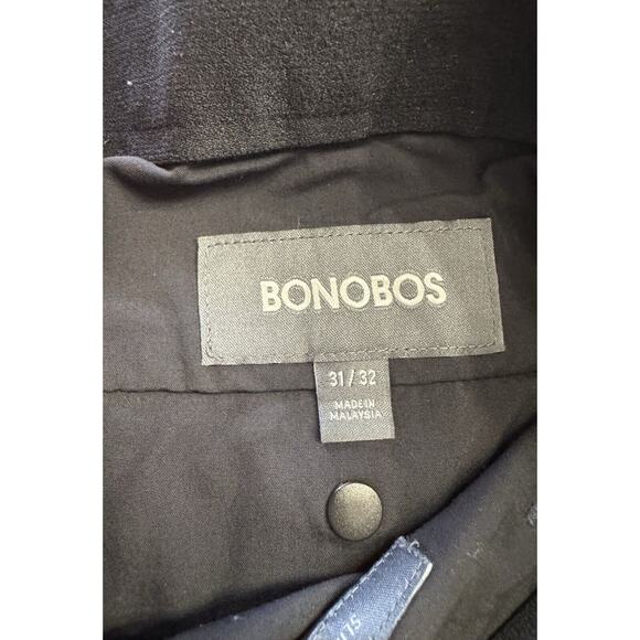 Bonobos Monday Slim Dress Pants Trousers Slacks Mens 31x32 Navy Blue - Picture 3 of 6